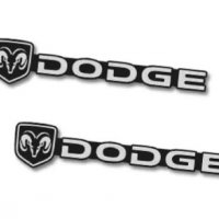 Нови алуминиеви емблеми ”DODGE” - 43 мм. / 8 мм., снимка 1 - Аксесоари и консумативи - 40054503