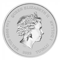 сребърна монета 1 оз 1 oz Фантом , снимка 2 - Нумизматика и бонистика - 39675447