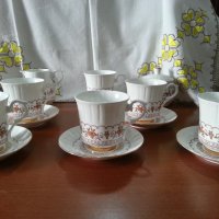 Български костен порцелан чаши за чай , снимка 3 - Антикварни и старинни предмети - 41777201