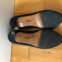 S'Oliver eлегантни велурени обувки, снимка 10 - Дамски обувки на ток - 44244283