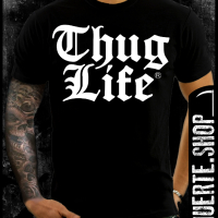 Тениска с щампа THUG LIFE GOTHIC, снимка 1 - Тениски - 36168710