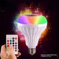 LED музикална Bluetooth крушка - LED MUSIC BULB, снимка 1 - Други - 41532628