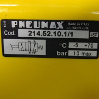 Пневматичен, крачен разпределител pneumax 214.52.10.1/1, 10 bar, снимка 5 - Резервни части за машини - 41728593