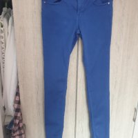 Син панталон/дънки на Зара летен модел - 12,00лв., снимка 2 - Панталони - 41344883