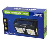 Соларна лампа със сензор за движение CL-5066A, снимка 1 - Соларни лампи - 42253991