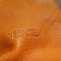 VERA PELLE MADE IN ITALY Genuine Leather Bag раница естествена кожа 16-55, снимка 14 - Раници - 41713319