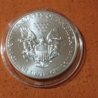 Американски орел сребърен $1-1oz-31.10 гр.От 2011 год. и 2012 год., снимка 2 - Нумизматика и бонистика - 41625623