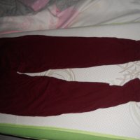 Дамски спортен панталон анцуг долнище в тъмно червено бордо размер Л, снимка 5 - Спортни екипи - 40151110