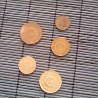  монети 1974-1,2,5,10,20 стотинки, снимка 2 - Нумизматика и бонистика - 34743059