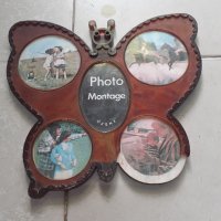 Стар немски фотомонтаж със снимки, снимка 1 - Колекции - 42013127