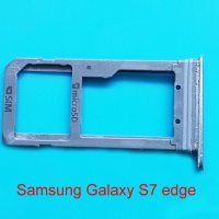 Сим и sd държач Samsung Galaxy S7 edge, снимка 1 - Резервни части за телефони - 35802726