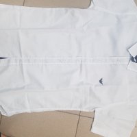 Продавам бяла мъжка риза Армани, снимка 3 - Ризи - 41489214
