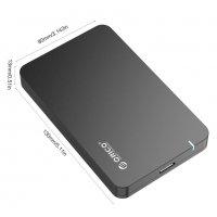 Orico външна кутия за диск Storage - Case - 2.5 inch USB3.0 black - 2577U3-BK, снимка 4 - Други - 35729190