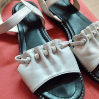 Сребристи сандали на "МАТ СТАР", снимка 14 - Сандали - 40699981