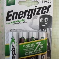Комплект от 4 бр. акумулаторни батерии "Energizer AA" нови, снимка 6 - Други стоки за дома - 44327967