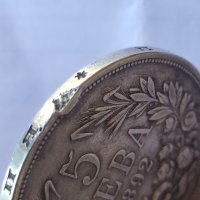Сребърна Монета 5 лева 1892, снимка 2 - Нумизматика и бонистика - 41159648