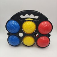 Петанк игра с топки сет 6 цветни топки и едно топче , снимка 4 - Игри и пъзели - 41953498
