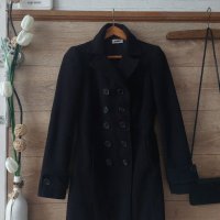 Черно дамско палто 