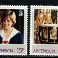 Чисти марки Лейди (принцеса) Даяна 1982 от Остров Вознесение , снимка 1 - Филателия - 41681049
