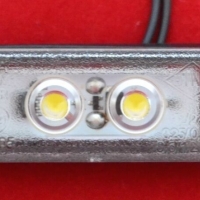 1 бр. LED ЛЕД габарити флаш с 2 SMD диода за ролбар бели , Полша, снимка 2 - Аксесоари и консумативи - 36076694