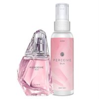 Perceive Silk EDP и спрей - комплект, снимка 1 - Дамски парфюми - 40575208