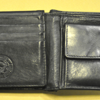 "WENGER" Men's Genuine High Quality Black Leather Wallet , снимка 5 - Портфейли, портмонета - 44774705