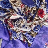 Много красив шал коприна, снимка 1 - Шалове - 41427762