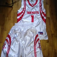 Tracy Mc Grady #1Houston Rockets НБА баскетболен екип отличен тениска и гащета размер Л, снимка 1 - Баскетбол - 44451208