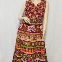 Индийска памучна рокля ”Мандала”, снимка 3 - Рокли - 22910220