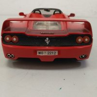 Метална количка Ferrari F50 Burago 1:18, снимка 8 - Колекции - 34365626