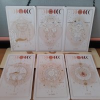 Прекрасни таро карти със златни елементи 7х12см - Destiny Tarot Deck, снимка 11 - Други - 42020216
