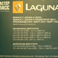 Renault Laguna (2001-2005)Професионално ръководство по ремонт,експлоатация и техн.обслужване (на CD), снимка 1 - Специализирана литература - 36436991