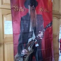 Billy Gibbons (ZZ TOP) Flags- 2 размера, снимка 2 - Китари - 44697901