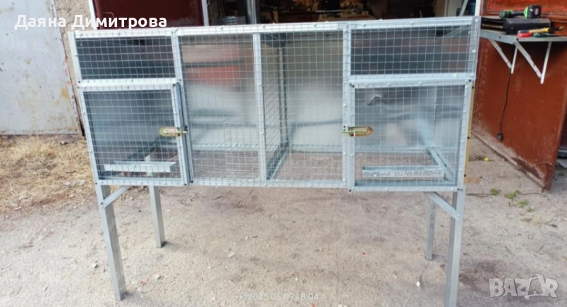 двойна клетка за зайци , снимка 1