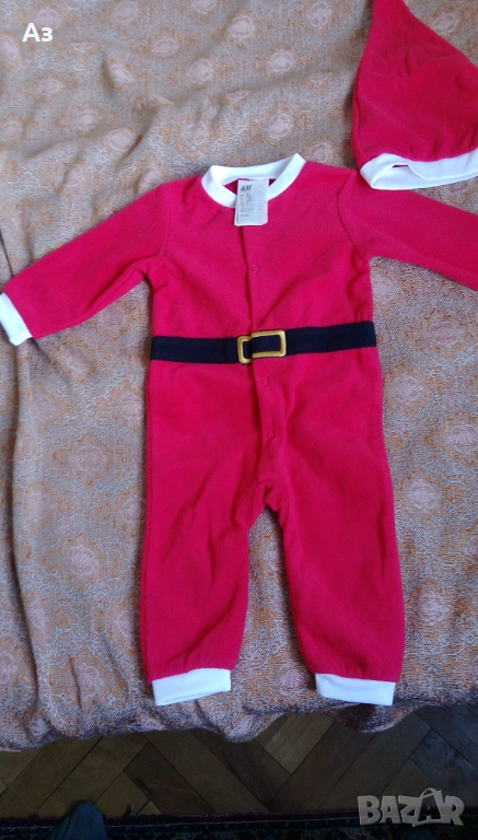 Продавам Бебешки екип на Дядо Коледа – нов, снимка 1