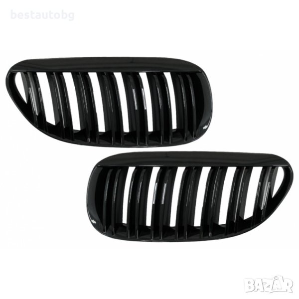 Бъбреци за BMW E63 / E64 (2004-2011) Черен Гланц Двойни, снимка 1