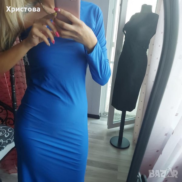 Нова дълга рокля в синьо за повод - 32.00лв., снимка 1