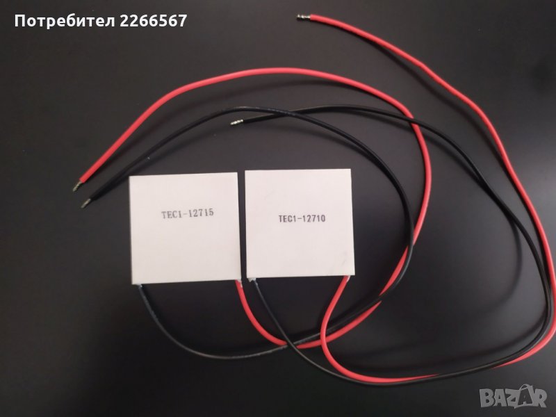 Елемент на Пелтие TEC1-12710 и TEC1-12715, снимка 1