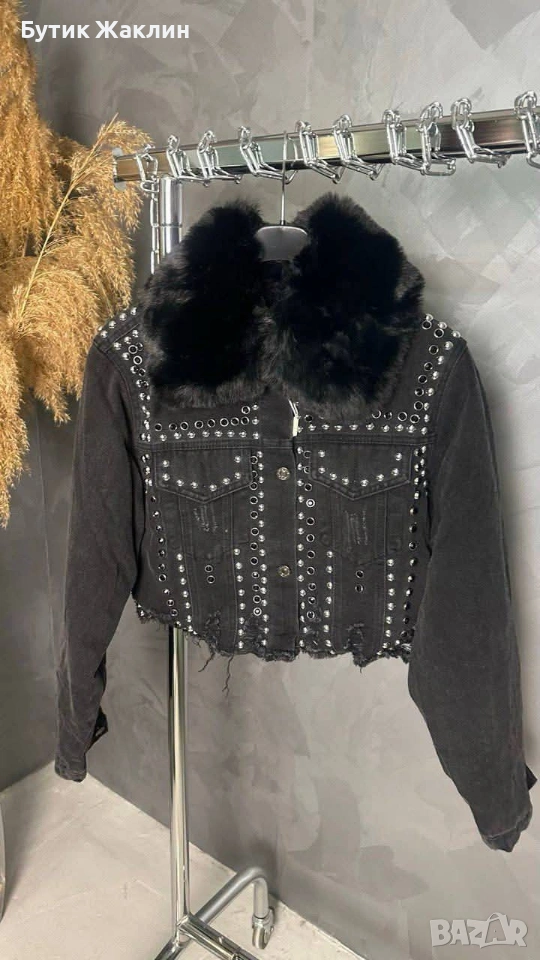 Дамско яке деним , снимка 1