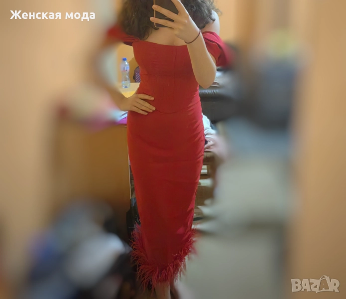 Radapola червена рокля, снимка 1