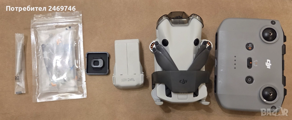 Продавам дрон DJI Mini 4 Pro в отлично състояние, снимка 1