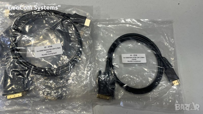 HDMI към DVI 1.0m кабел (HDMI to DVI 24+1 cable), снимка 1