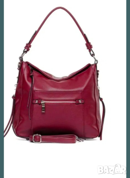 Дамска чанта в цвят бордо. , снимка 1