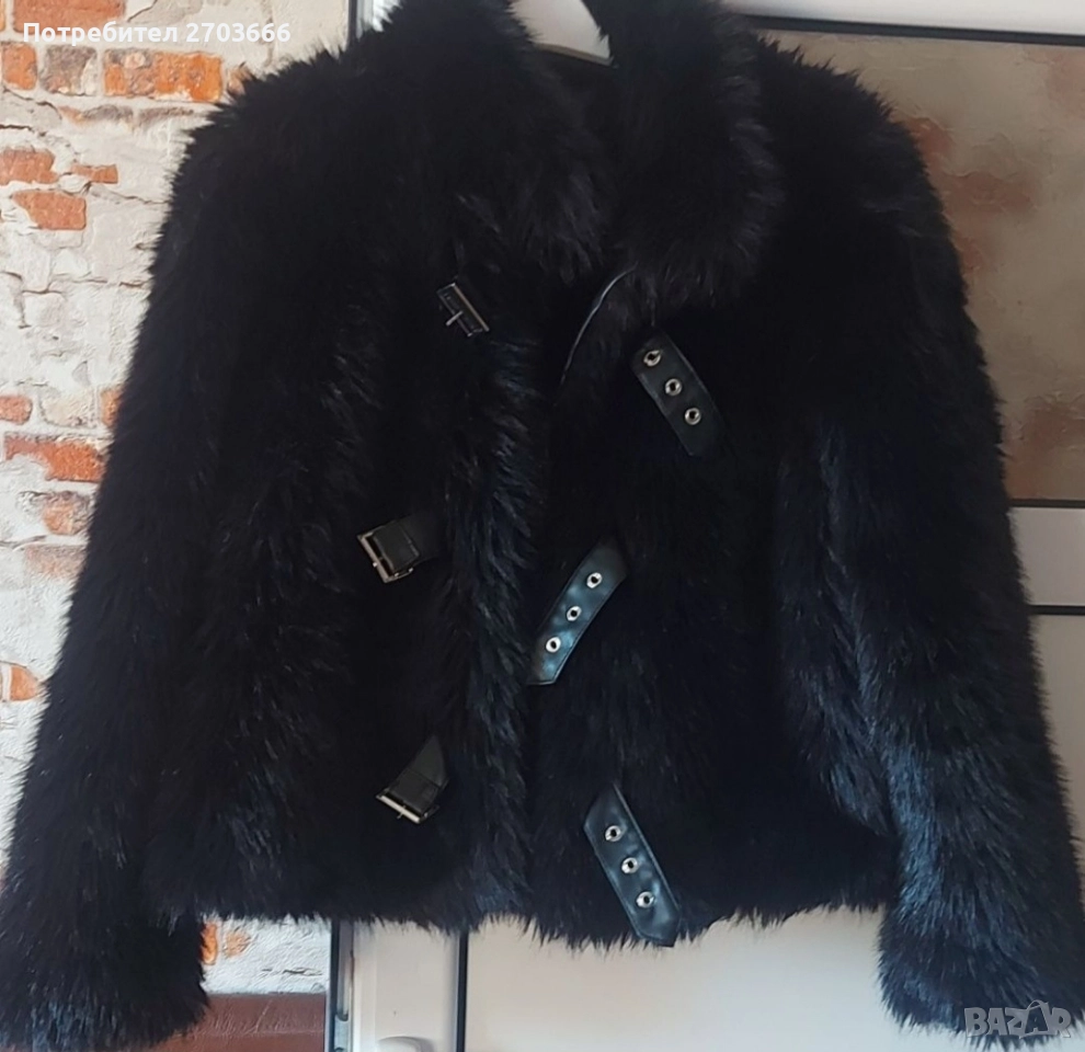 дамско палто от еко кожа, снимка 1