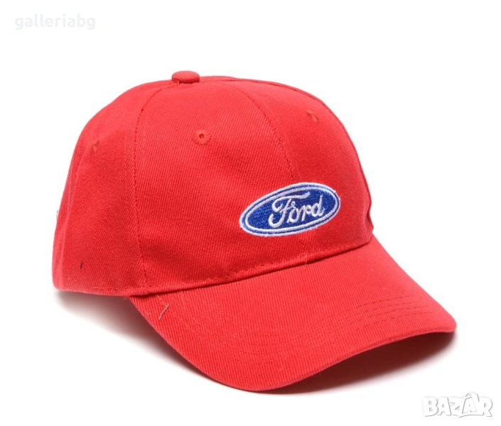 Автомобилна червена шапка - Форд (Ford), снимка 1
