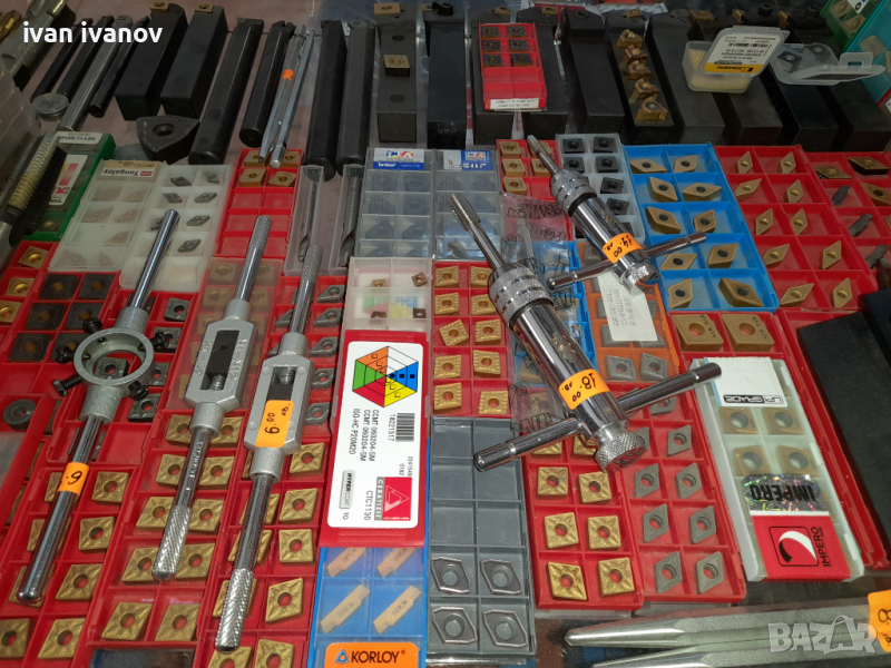 Стругарски ножове и фрези със сменяеми пластини , снимка 1