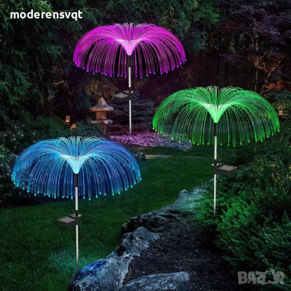 Соларна градинска лампа Медуза, снимка 1
