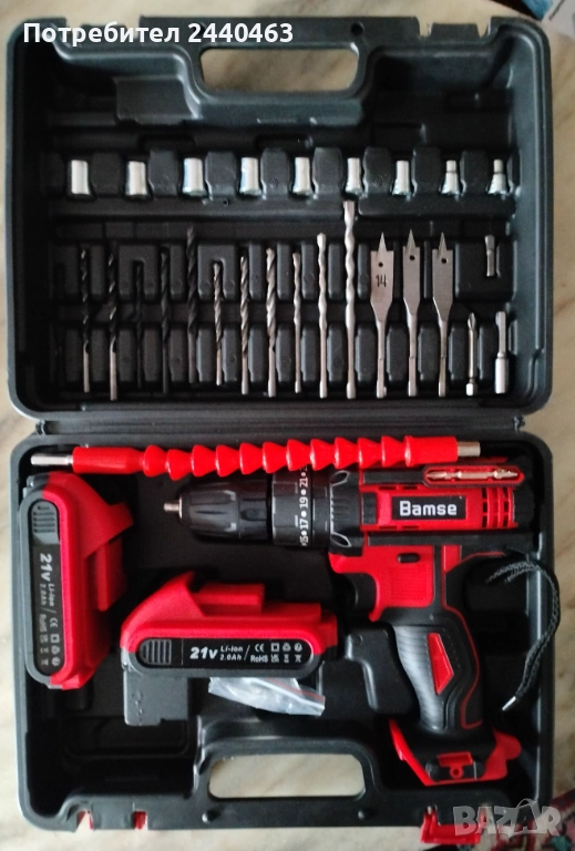 Винтоверт с две батерии & Бормашина, снимка 1