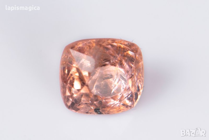 Розов шпинел 0.60t 4.2mm cushion шлифовка #2, снимка 1