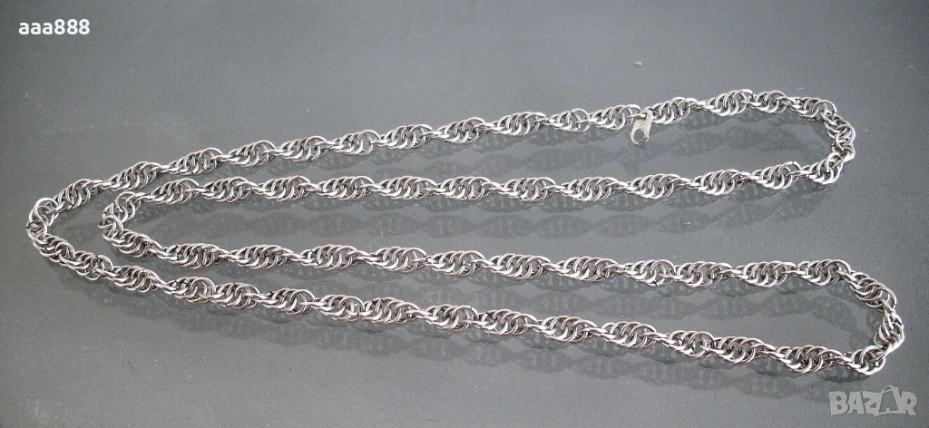 Дамско колие спирала сребро , снимка 1